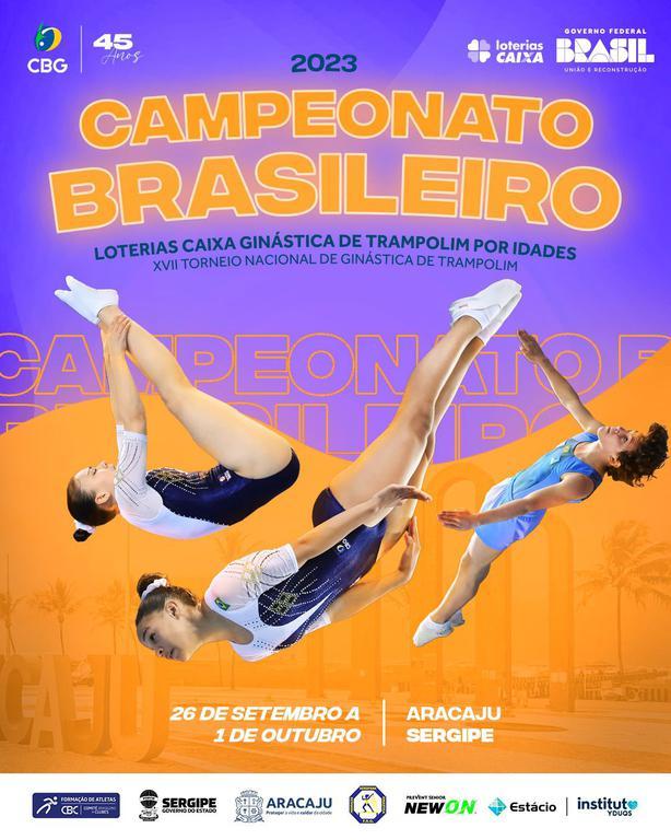 Aracaju recebe o Brasileiro Loterias Caixa e o Torneio Nacional de Ginástica de Trampolim