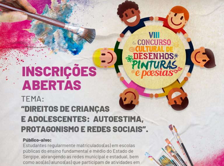 OAB/SE abre inscrições para concurso de desenho, pintura e poesia para estudantes da rede pública