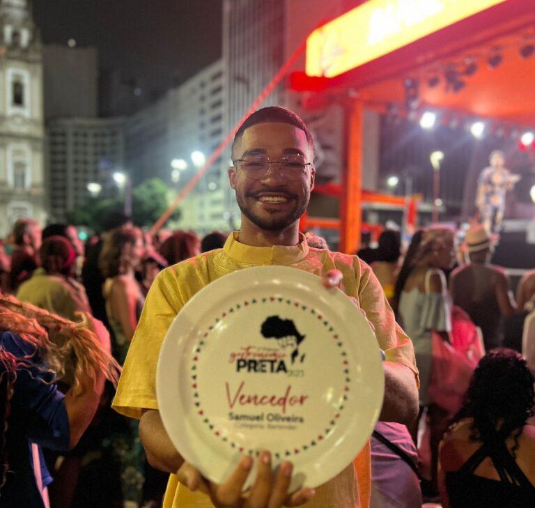 Egresso do Senac Sergipe vence o Prêmio Gastronomia Preta na categoria bartender