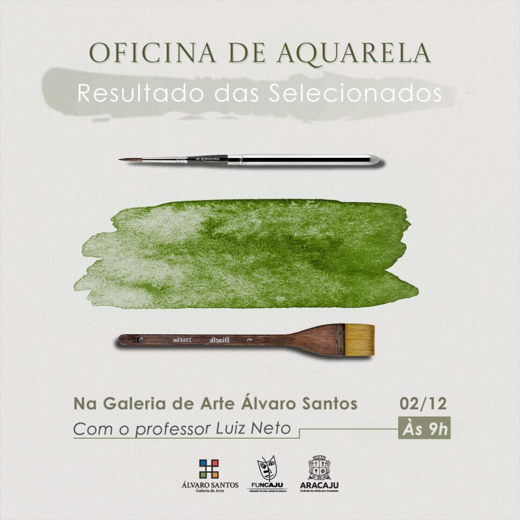 Funcaju divulga lista de selecionados para Oficina de Aquarela