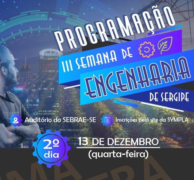 III Semana de Engenharia de Sergipe acontece em Aracaju