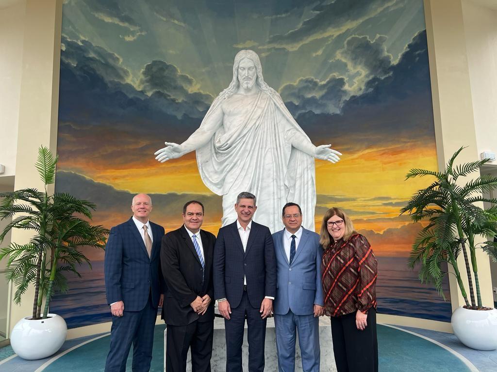Rogério se reúne com liderança da Igreja Jesus Cristo dos Santos dos Últimos Dias
