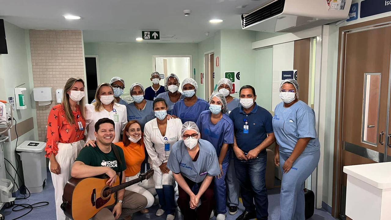 Celebração de fim de ano marca acolhimento no Hospital Gabriel Soares
