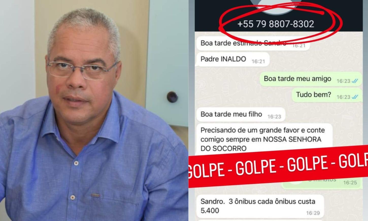 Criminosos se passam pelo Padre Inaldo para aplicar golpes