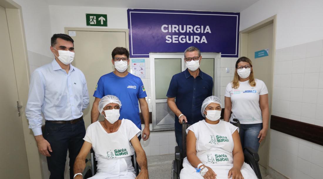 Governador Fábio acompanha cirurgias eletivas do Opera Sergipe no Hospital Santa Isabel