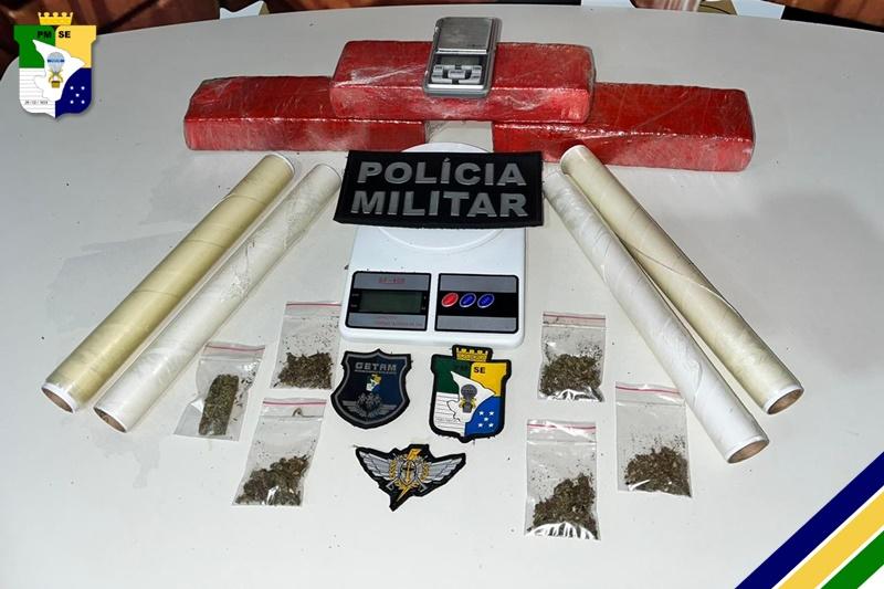 PM prende dois homens e apreende drogas ilícitas em  Socorro