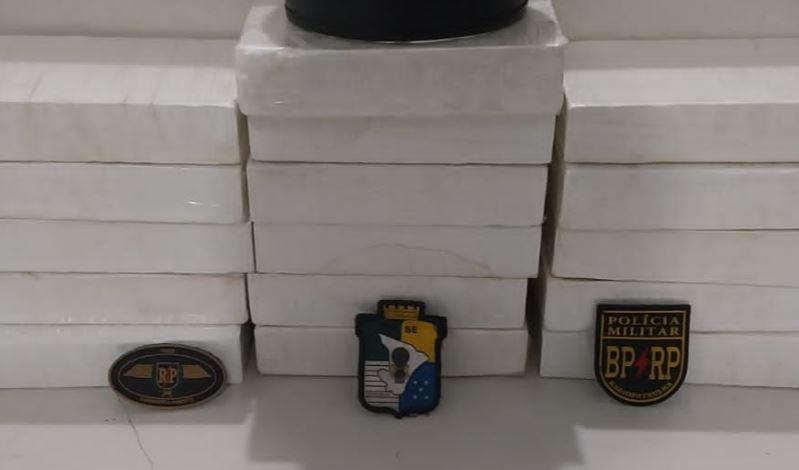 Polícia Militar apreende 16kg de cocaína em São Cristóvão