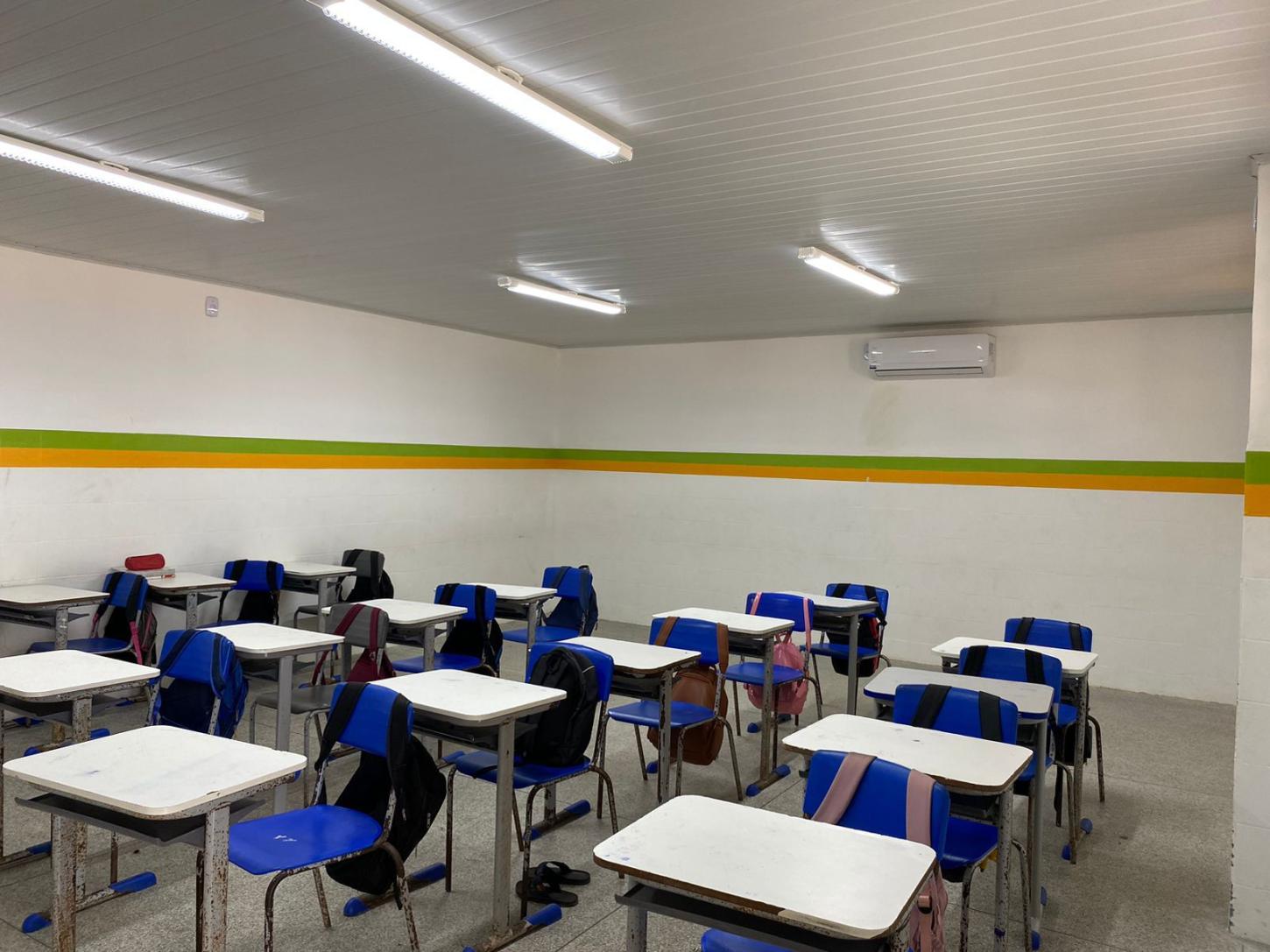 Reforma de escolas e instalação de ares-condicionados: Gestão de Muribeca avança na educação