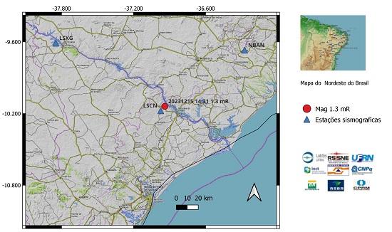 Tremor de terra é registrado em Amparo do São Francisco
