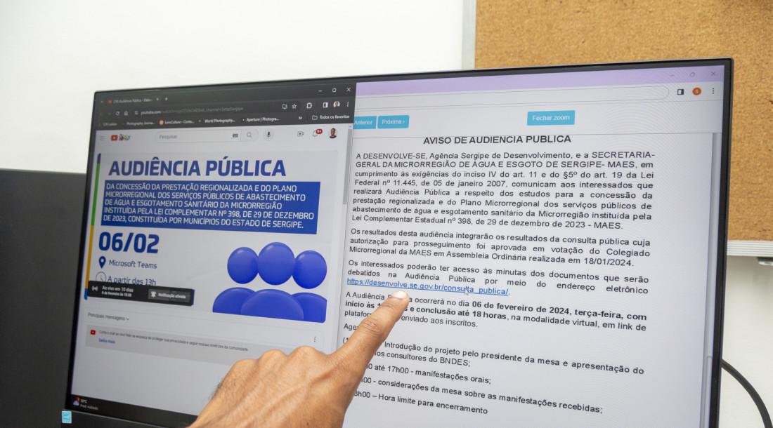 Audiência pública sobre serviços de abastecimento de água e esgoto acontece dia 6 de fevereiro