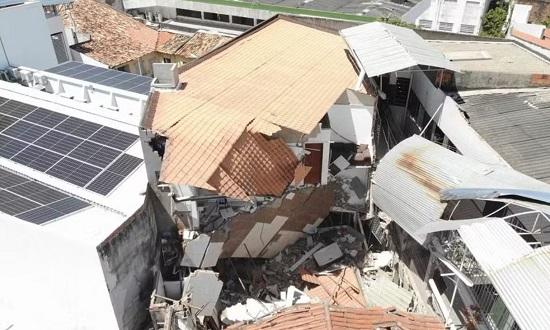 Dona do prédio, de 74 anos, que explodiu em Aracaju teve um infarto ao ver a tragédia