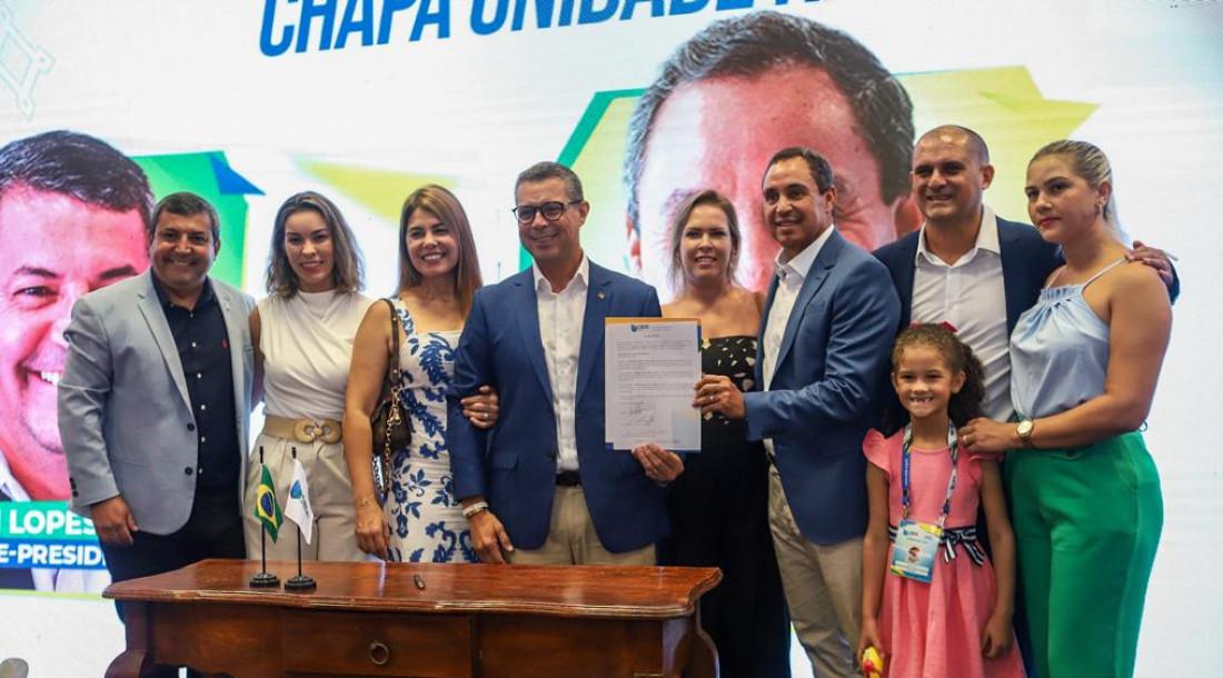Governador Fábio Mitidieri acompanha posse do presidente da CBDE e reafirma apoio ao esporte