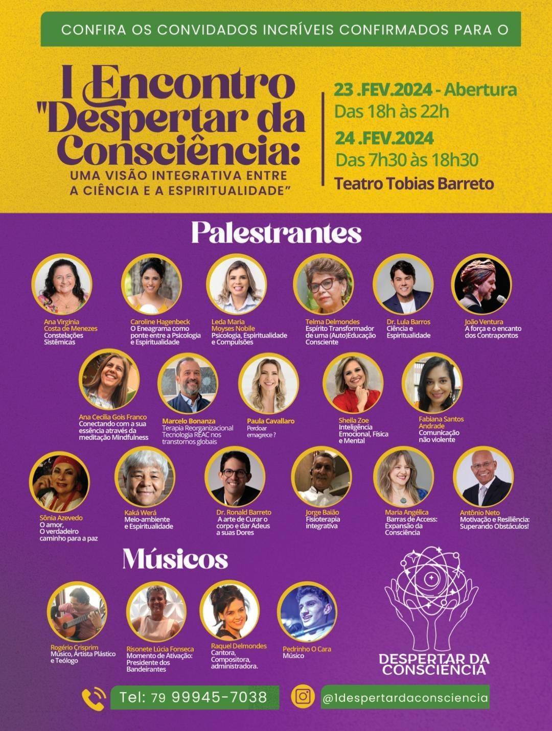 I Encontro Despertar da Consciência: Uma Visão Integrativa entre a Ciência e a Espiritualidade