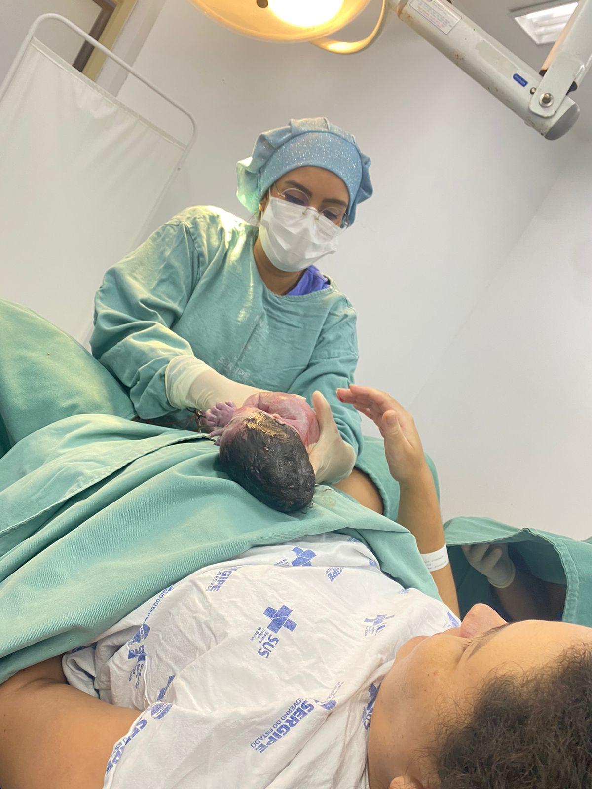 Maria Vitória é o nome da primeira bebê nascida na MNSL em 2024