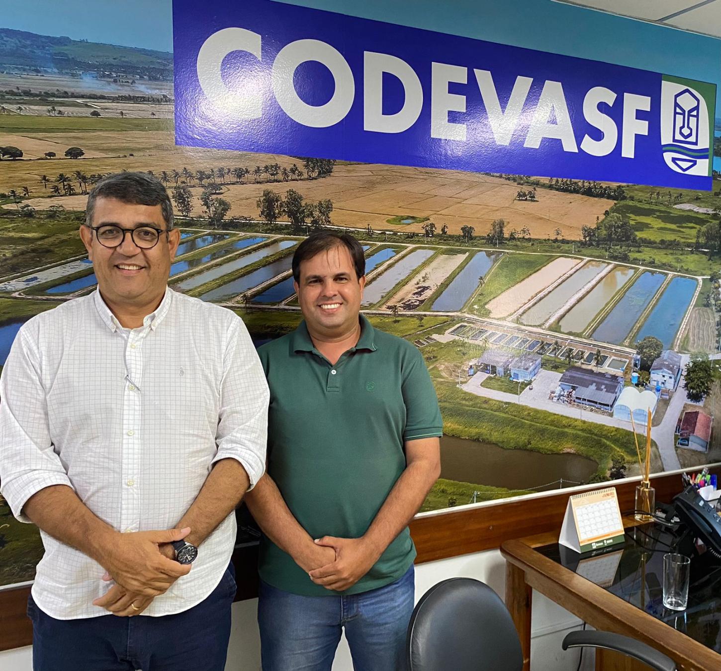 Mário de Mi Fontes discute benefícios para Riachão com o superintendente da Codevasf