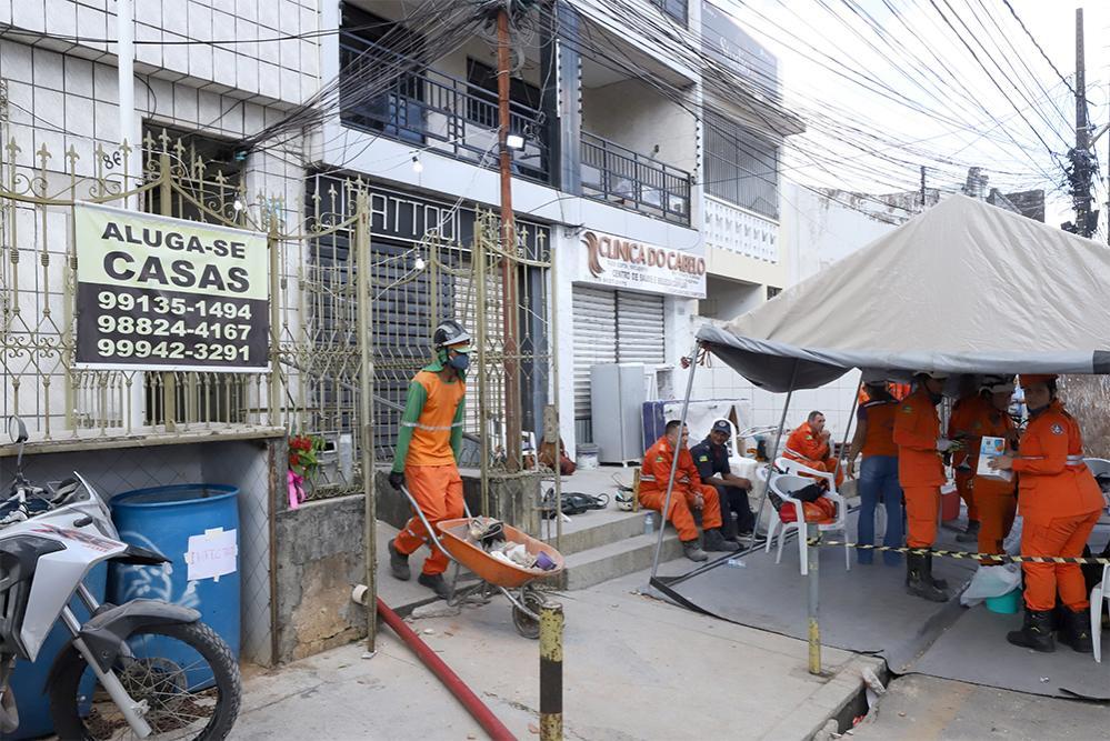 PMA auxilia no resgate e apoio às vítimas do desabamento