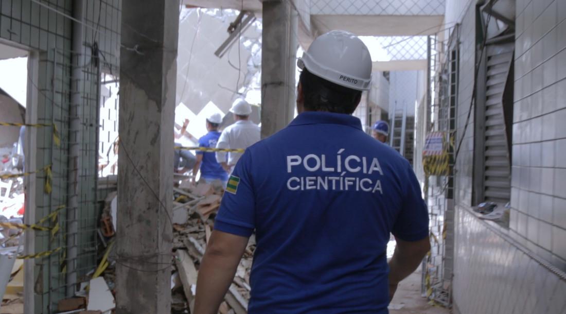 Polícia Científica inicia a perícia no imóvel que explodiu e desabou bairro Santo Antônio, em Aracaju