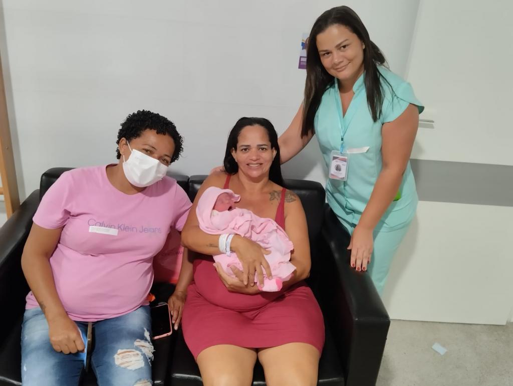 Sara é a 1ª bebê nascida na Maternidade Municipal Lourdes Nogueira em 2024