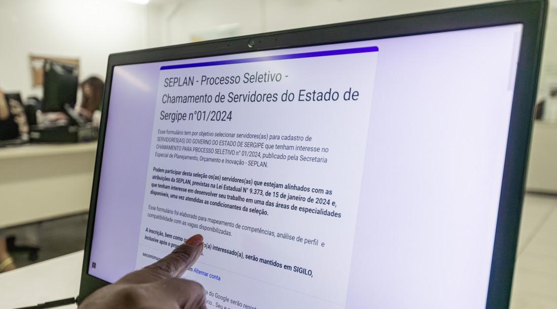 Secretaria Especial de Planejamento abre chamamento interno para processo seletivo de servidores do Estado