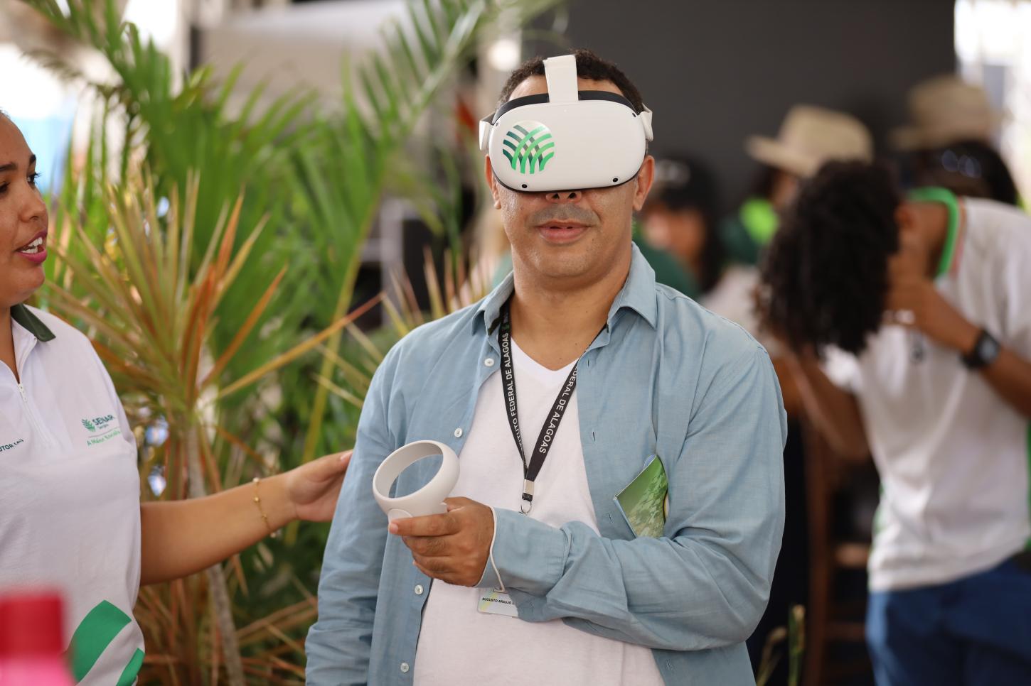 Senar Sergipe proporciona tecnologias de interação durante Sealba Show 2024