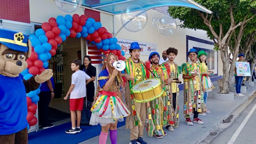 SMTT inicia campanha com ação educativa em escola no bairro Coroa do Meio