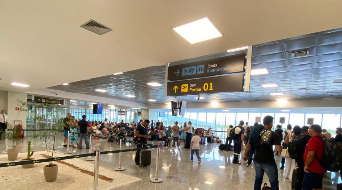 Aeroporto de Aracaju teve aumento de 39% no fluxo de passageiros durante o Carnaval, diz a Aena Brasil