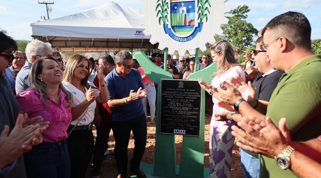 Governador Fábio Mitidieri entrega mais de R$ 2 milhões em obras no município de Capela