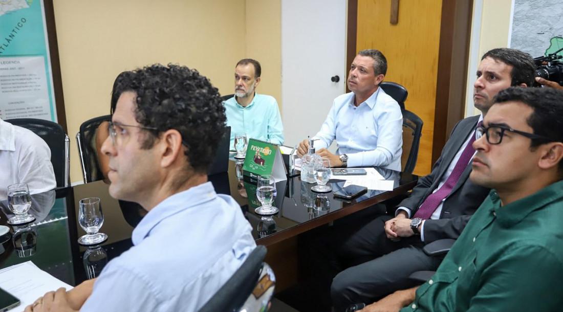 Governador Fábio Mitidieri, equipe da Seasic e municípios envolvidos alinham o Programa ‘Prato do Povo’