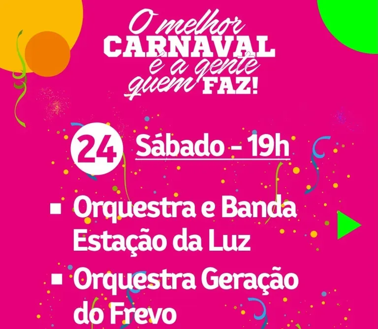 Palco do Carnaval do Carro Quebrado será batizado com o nome do deputado Garibalde Mendonça