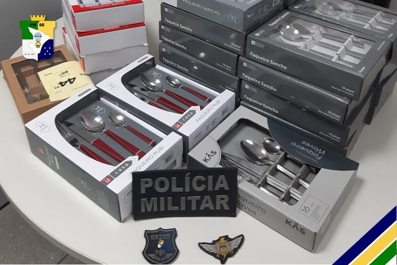 PM prende homem suspeito de furtar produtos de loja em Itabaiana