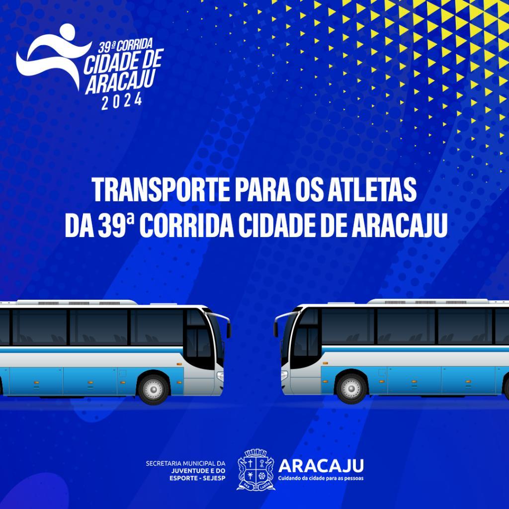 39ª Corrida Cidade de Aracaju: confira horários e locais do transporte dos atletas