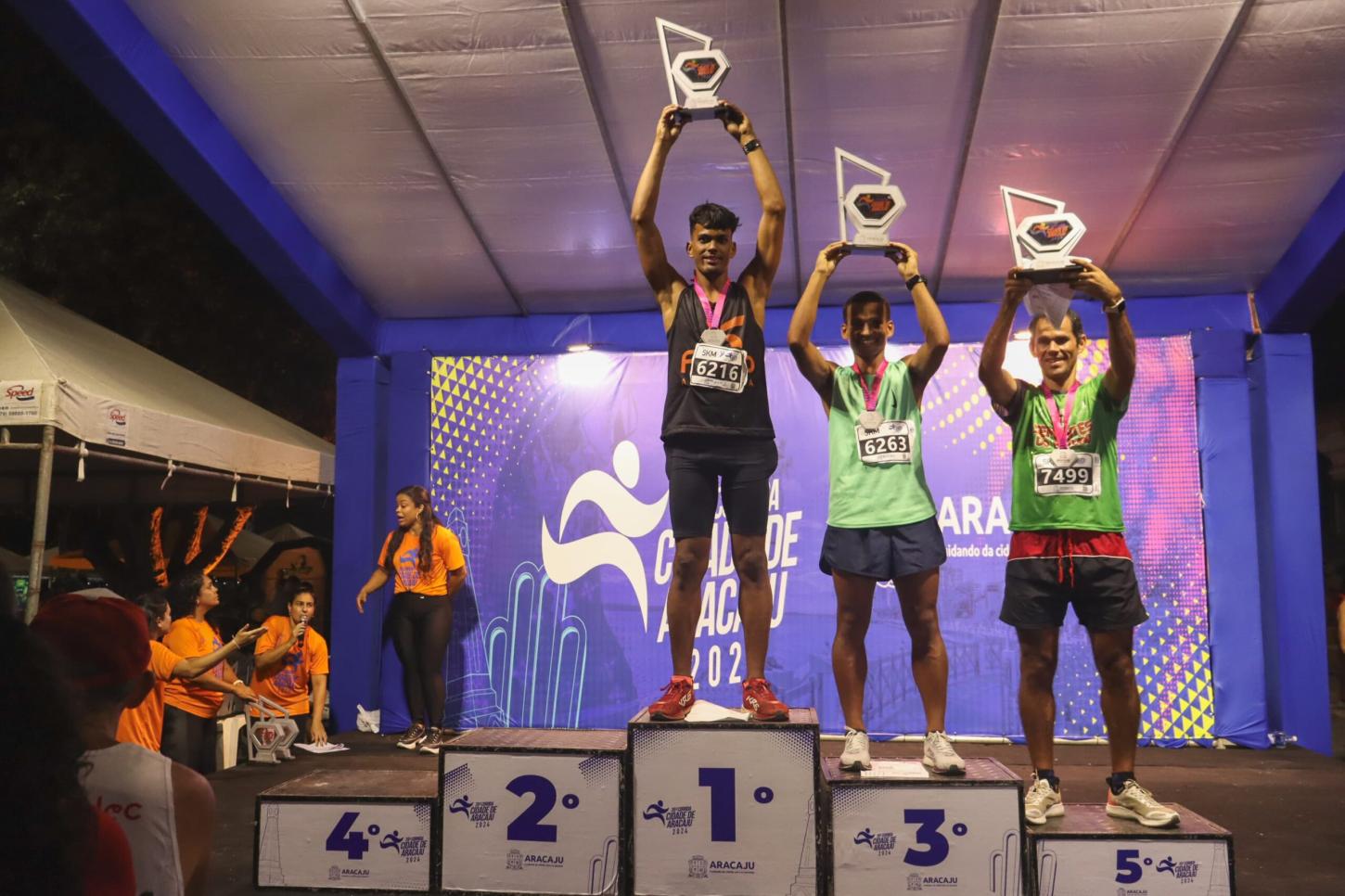 39ª Corrida Cidade de Aracaju: vencedores celebram o pódio em evento histórico neste sábado