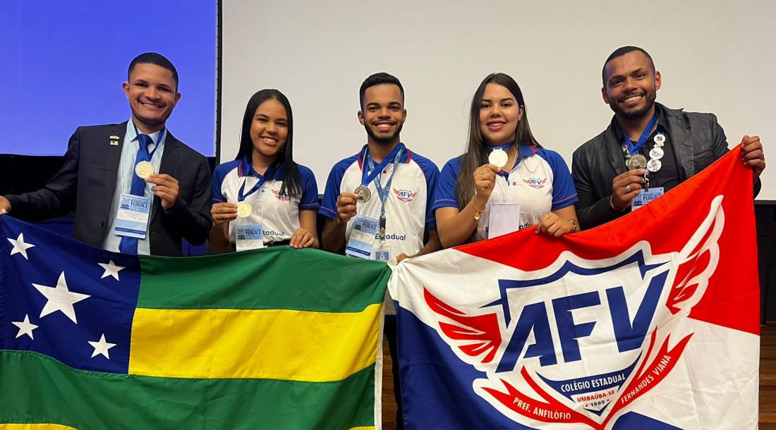Escolas Públicas de Sergipe têm projetos premiados na Febrace, em São Paulo