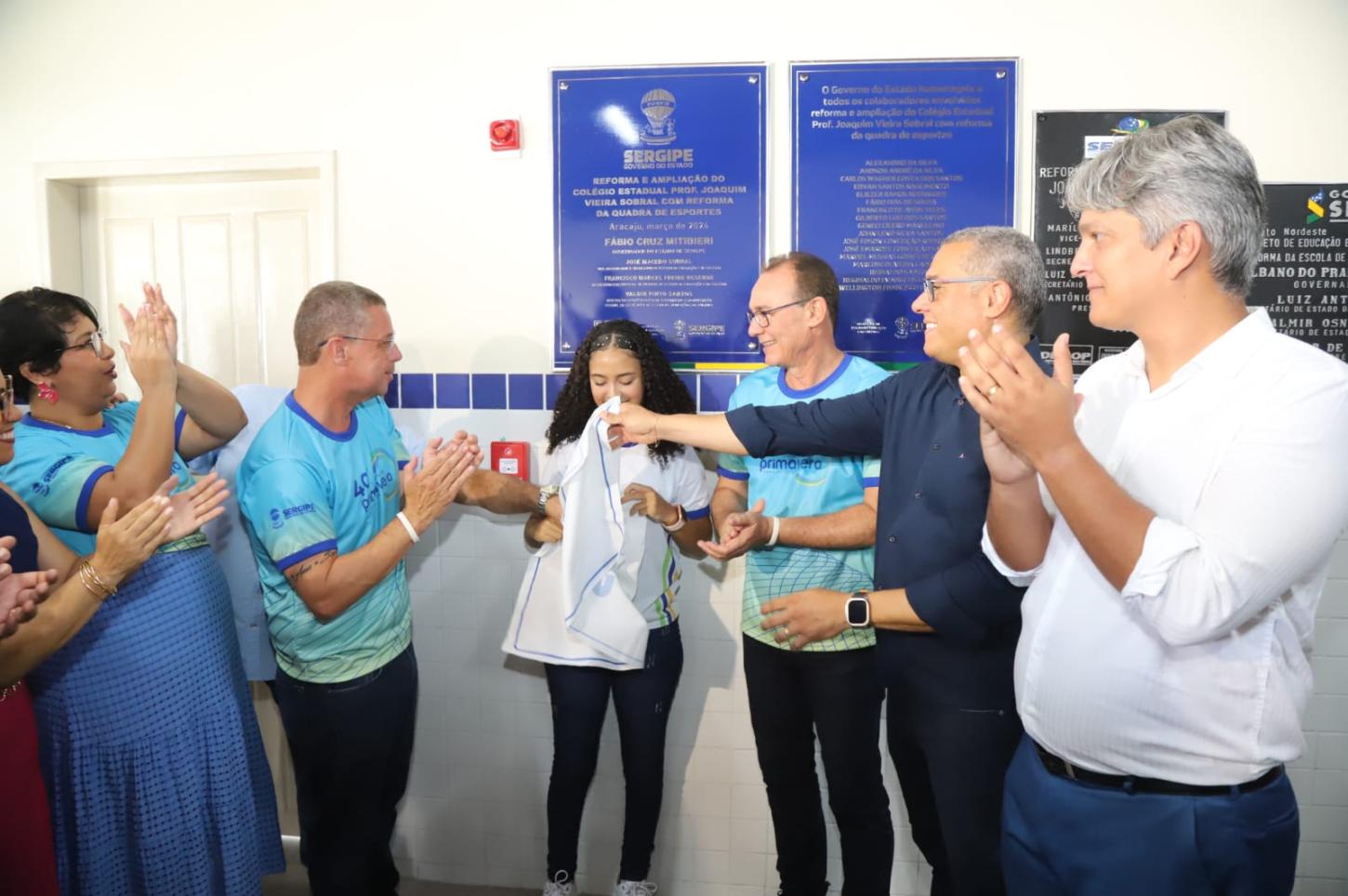 Governador lança 40ª edição dos Jogos da Primavera e entrega reforma de Colégio em Aracaju