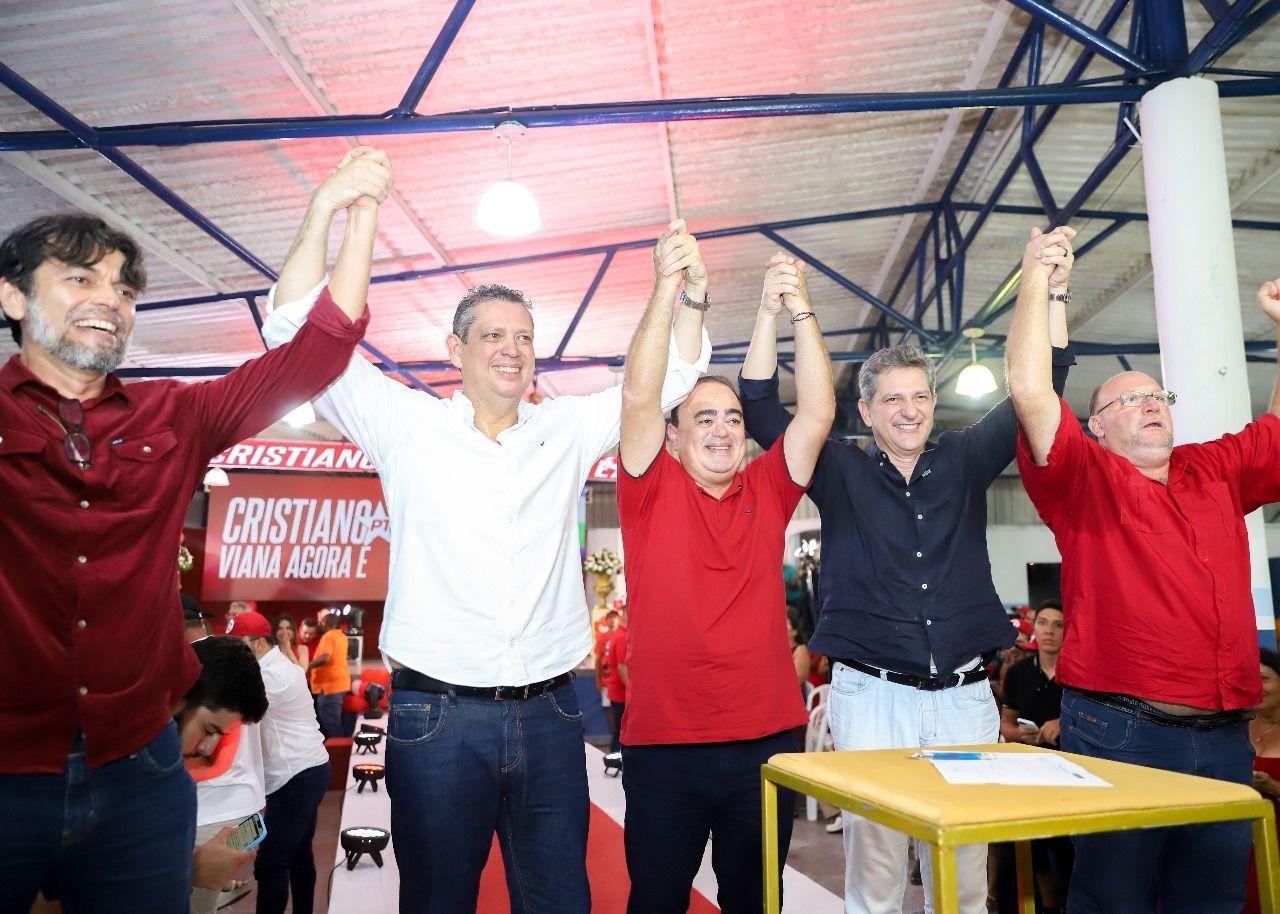 Prefeito de Simão Dias, Cristiano Viana, se filia ao Partido dos Trabalhadores