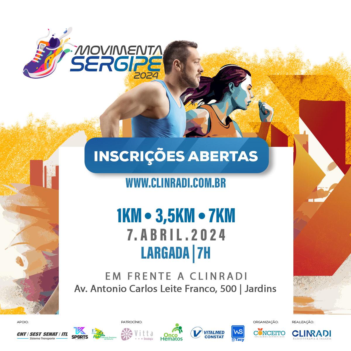 Corrida Beneficente Movimenta Sergipe acontece neste domingo em Aracaju