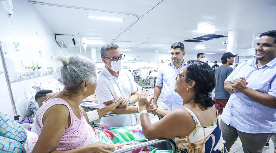 Governador Fábio Mitidieri verifica plano de contingência da ortopedia no Huse