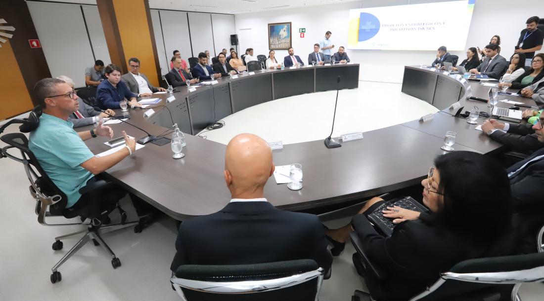 Governo de Sergipe reúne órgãos fiscalizadores para apresentar planejamento estratégico da Saúde
