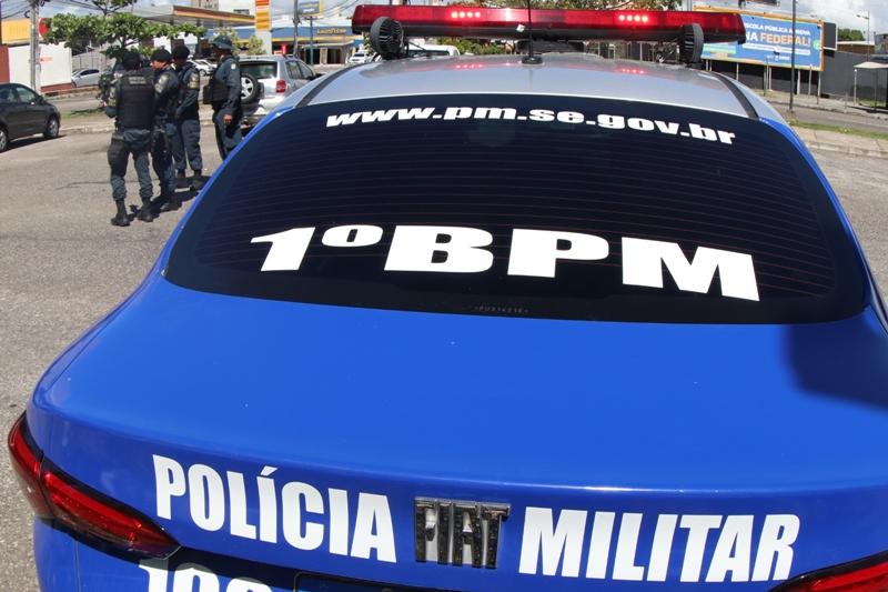 Homem dá um tapa no rosto da companheira, confirma a agressão e é preso no bairro Santa Maria
