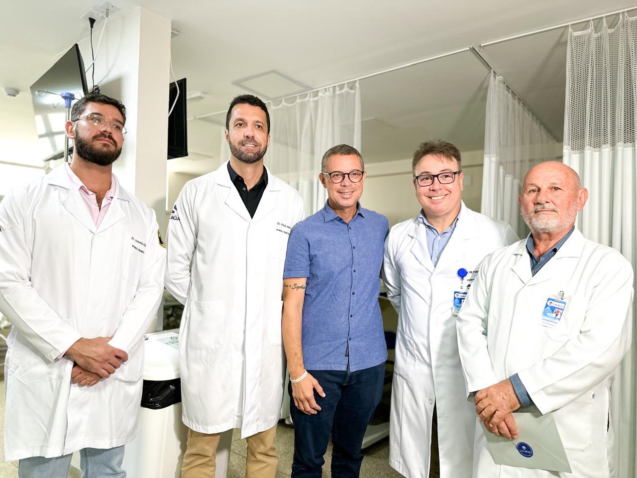 Hospital de Cirurgia recebe visita do governador de Sergipe para acompanhar apoio da instituição ao HUSE