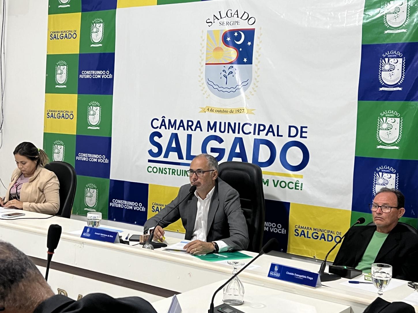 Legislativo de Salgado aprova iniciativas para a qualidade de vida e desenvolvimento local