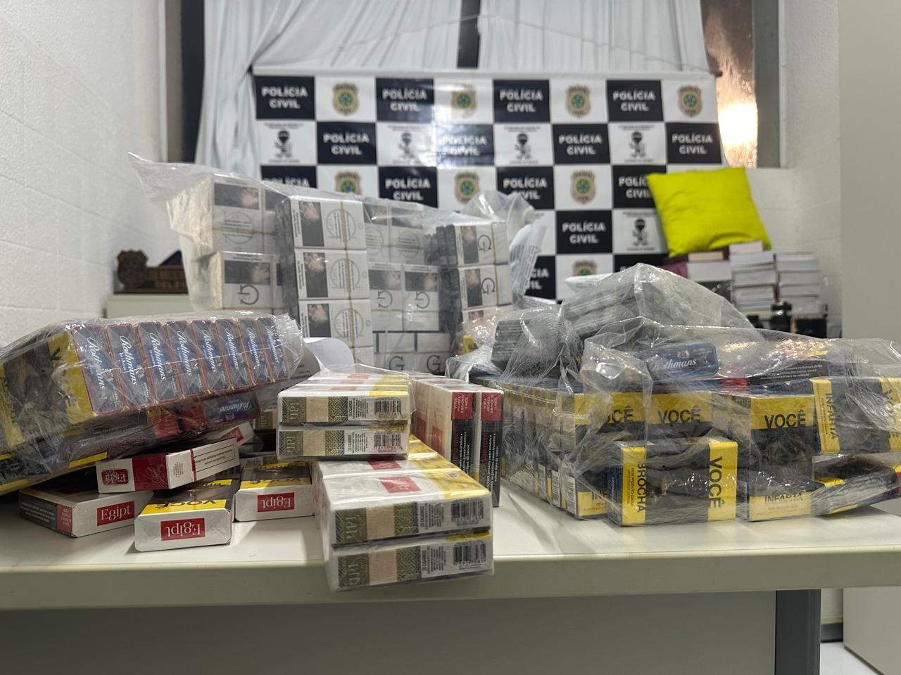 Polícia Civil de Amparo do São Francisco flagra comerciante por receptação de 500 carteiras de cigarros