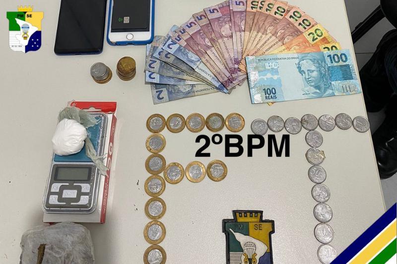 Policia Militar prende casal por suspeita de tráfico de drogas em Cedro de São João