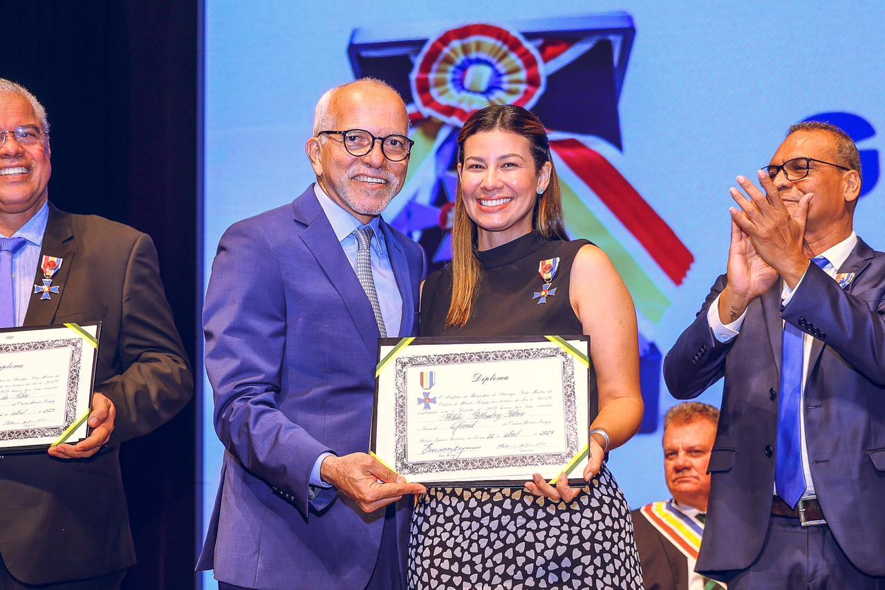 Prefeita de Lagarto, Hilda Ribeiro recebe Comenda da Ordem do Mérito Serigy