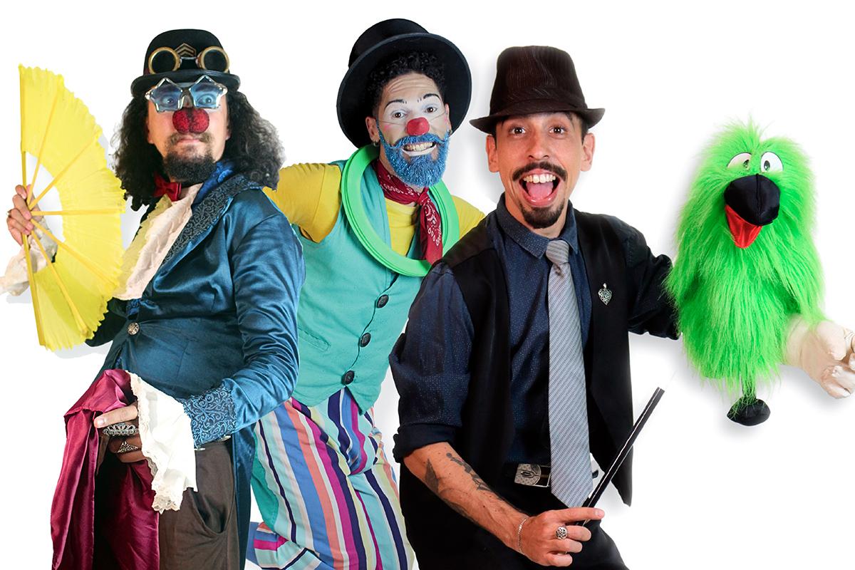 Trupe Guaraná brinda o público com show de mágica no fim de semana