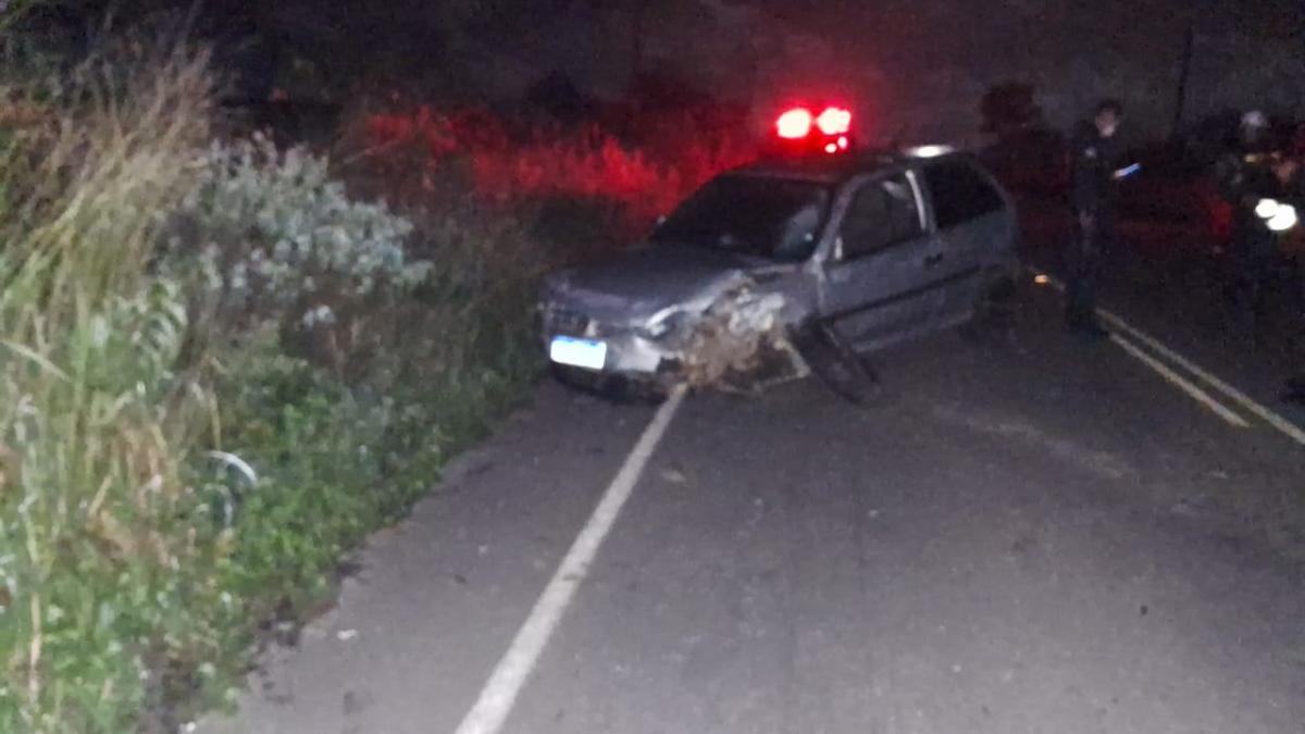 Colisão envolvendo carro de passeio e duas motocicletas deixa três pessoas feridas em Riachão do Dantas