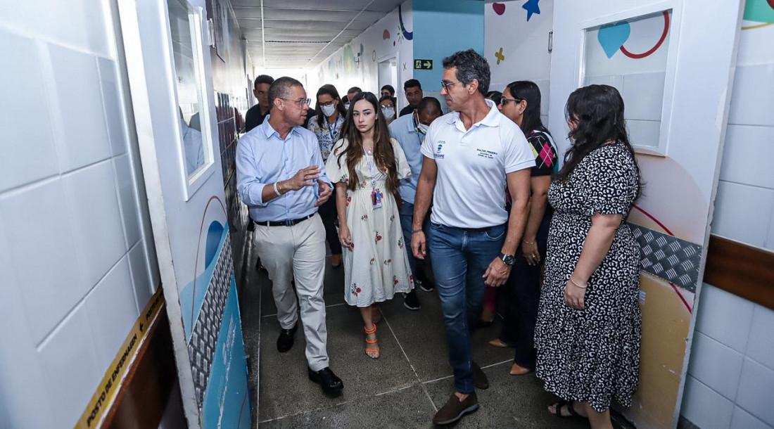 Governador vistoria funcionamento de Hospital da Criança e define ações para ampliação de atendimento