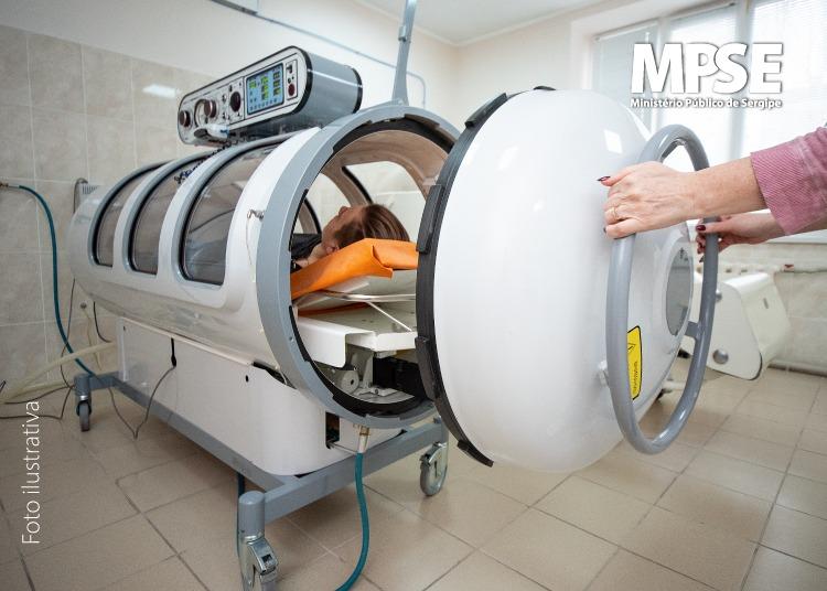 MPSE garante tratamento com oxigenoterapia hiperbárica a paciente com risco de amputação de membro