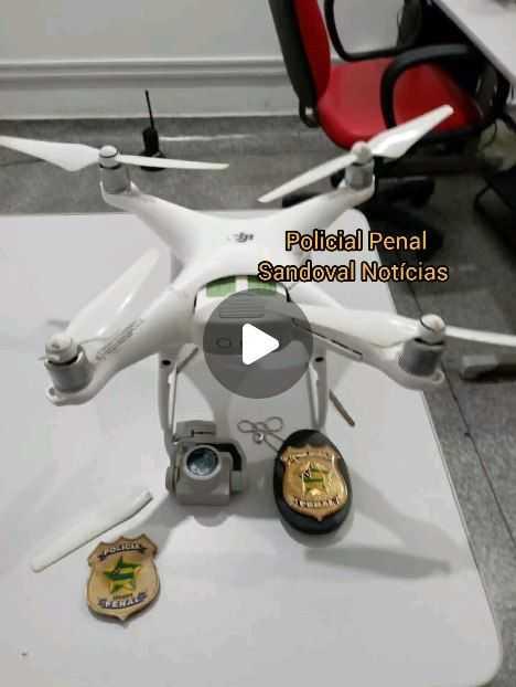 Polícia Penal apreende drone que fazia sobrevoo em unidade prisional localizada no município de Estância