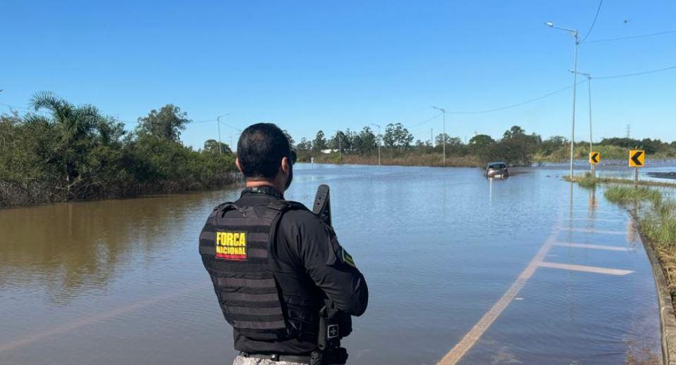 Policiais civis de Sergipe integram equipe da Força Nacional em missão humanitária no RS